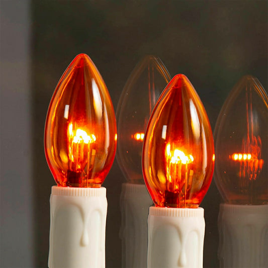 Replacement Bulbs for Halloween Suction Cup Candles, Set of 2 | Plow & Hearth