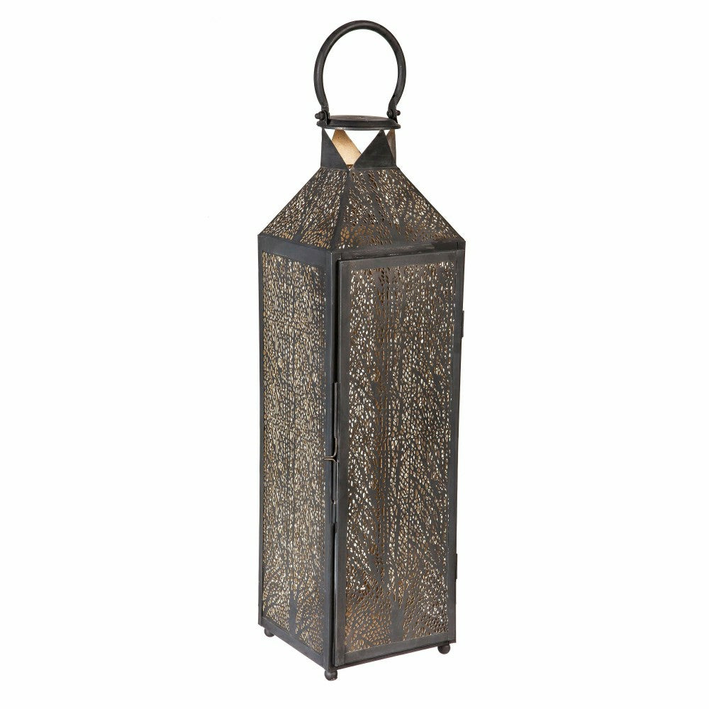 Etched Metal Candle Lanterns, Set of 2 | Plow & Hearth