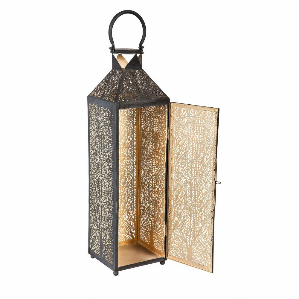 Etched Metal Candle Lanterns, Set of 2 | Plow & Hearth