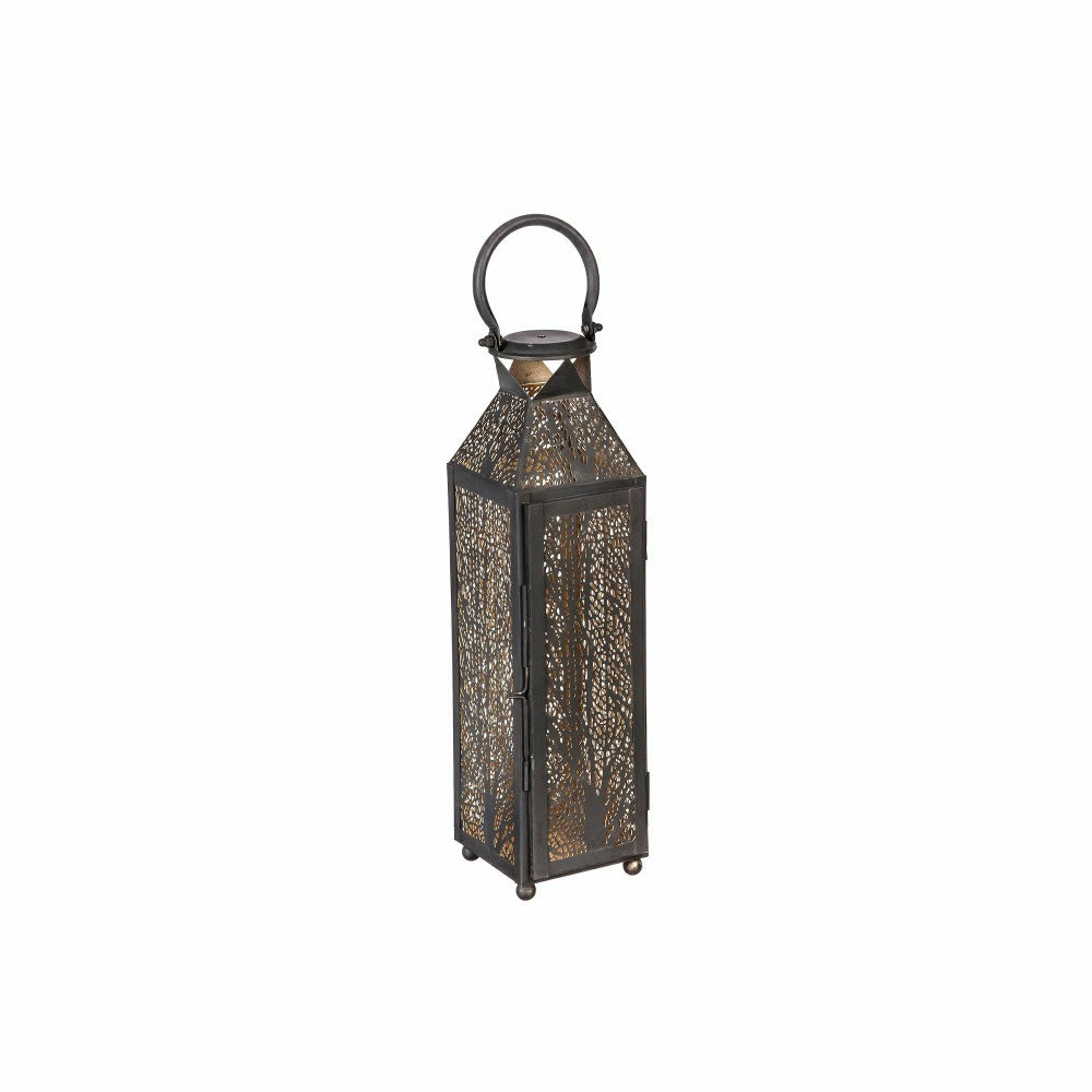 Etched Metal Candle Lanterns, Set of 2 | Plow & Hearth