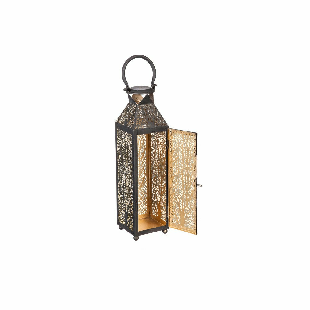 Etched Metal Candle Lanterns, Set of 2 | Plow & Hearth