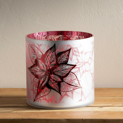 Medium Poinsettia Hurricane | Plow & Hearth