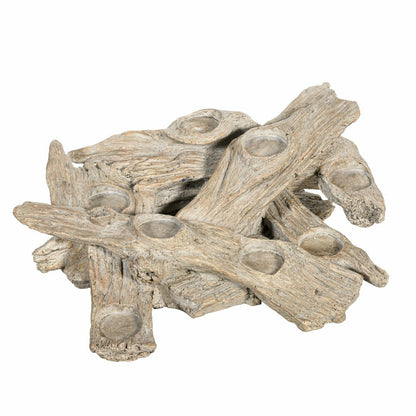 Resin Driftwood Hearth Candle Holder | Plow & Hearth