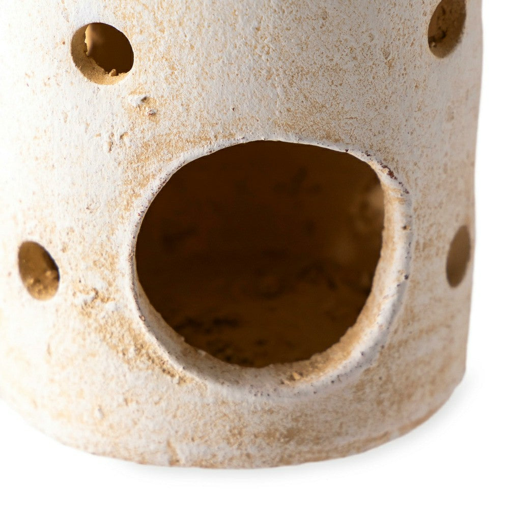 Clay Hanging Candle Lantern | Plow & Hearth