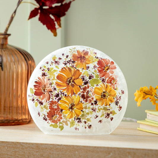 Autumn Joy Lighted Orb, Small | Plow & Hearth