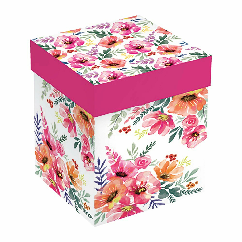 Pastels of Nature Ceramic Cup O' Java, 17oz, Gift Box | Plow & Hearth