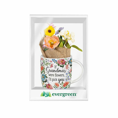 Heart Of The Home Grandma Drinkware Gift Sets New Cup and Artificials | Plow & Hearth
