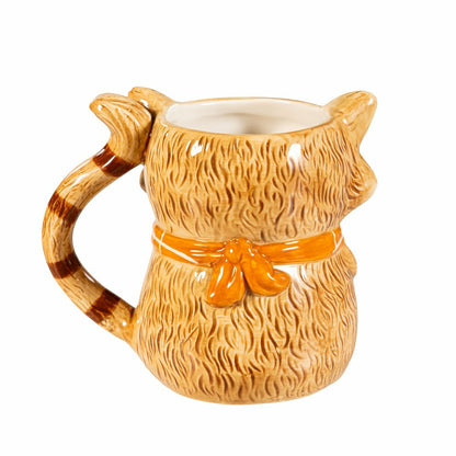 Harvest Blossom Coffee Cup Ceramic Sculpted Raccoon | Plow & Hearth