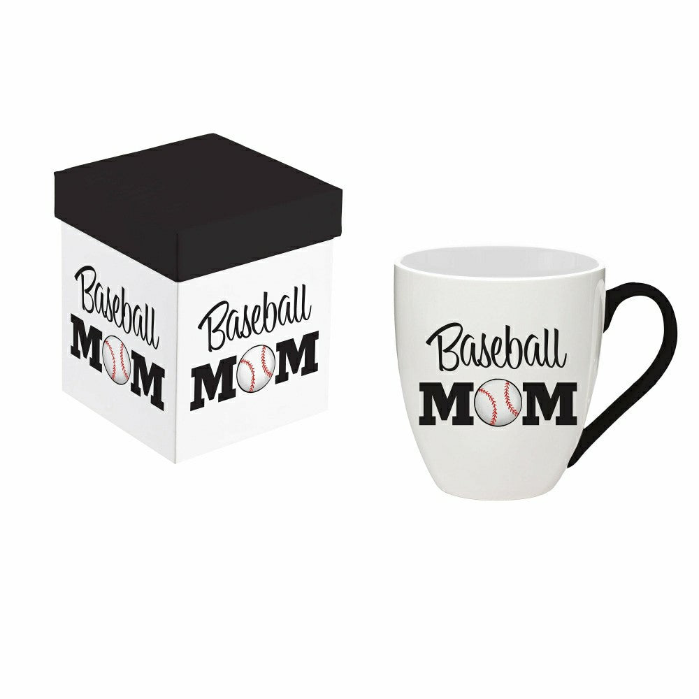 Red, White, & Bloom Sports Coffee Cup Ceramic Cup O' Java, Baseball Mo | Plow & Hearth