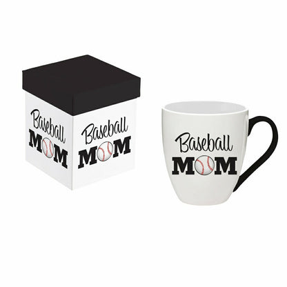 Red, White, & Bloom Sports Coffee Cup Ceramic Cup O' Java, Baseball Mo | Plow & Hearth
