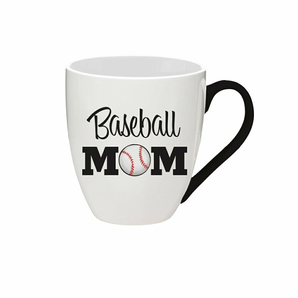 Red, White, & Bloom Sports Coffee Cup Ceramic Cup O' Java, Baseball Mo | Plow & Hearth