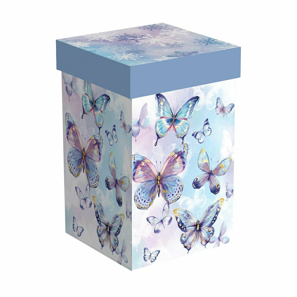 Season To Sparkle Travel Cup Ceramic Perfect Cup, Butterfly, 17oz, Gif | Plow & Hearth