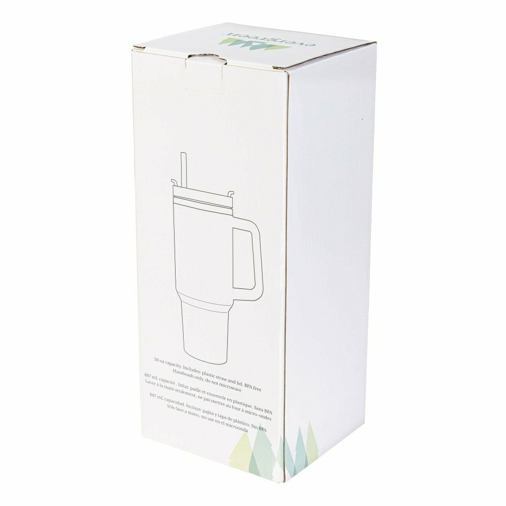 Heartfelt Cheer Tumbler Stainless-Steel Trenta Cup w/ Straw, Dog, 30oz | Plow & Hearth