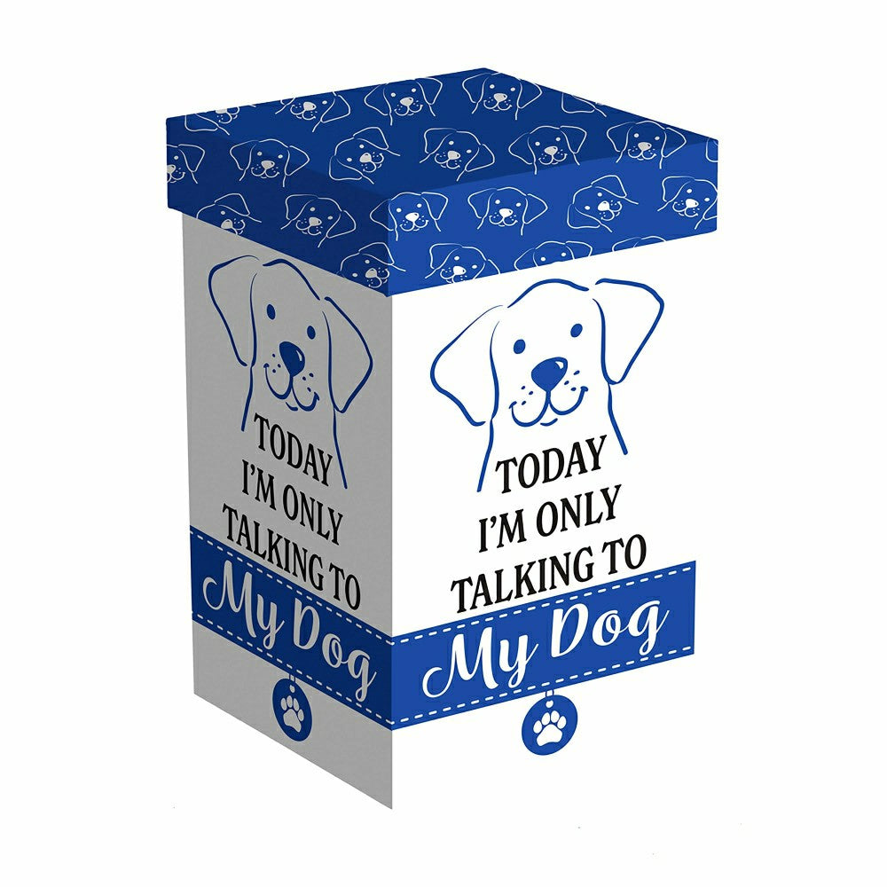 Today I'm Only Talk to My Dog Ceramic Perfect Cup, 17oz, Gift Box | Plow & Hearth