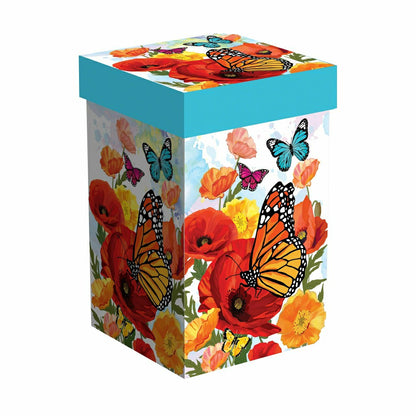 Monarch Butterfly and Friends Ceramic Perfect Cup, 17oz, Gift Box | Plow & Hearth