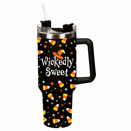 Haunted House Wickedly Sweet Trenta Cup, Double Wall Stainless Steel w | Plow & Hearth