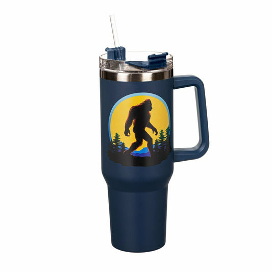 Bigfoot Canyon Cup, Double Wall Stainless Steel w/ Straw, 40oz, Gift B | Plow & Hearth