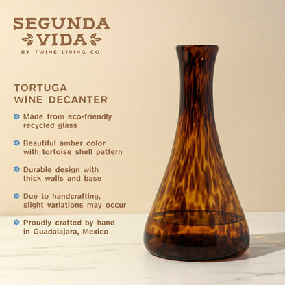 Segunda Vida Tortuga Decanter | Plow & Hearth