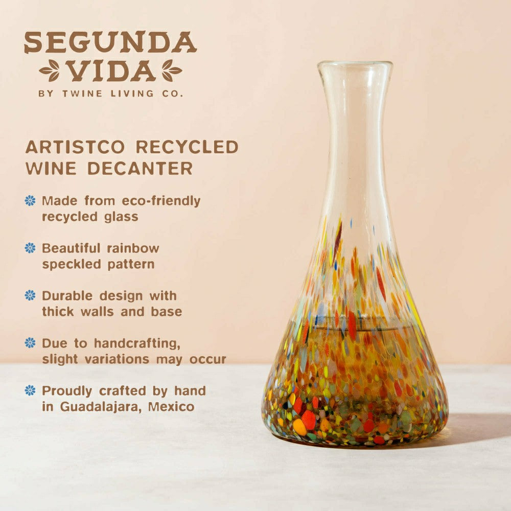 Segunda Vida Artistico Wine Decanter | Plow & Hearth