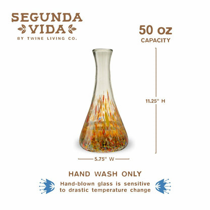 Segunda Vida Artistico Wine Decanter | Plow & Hearth