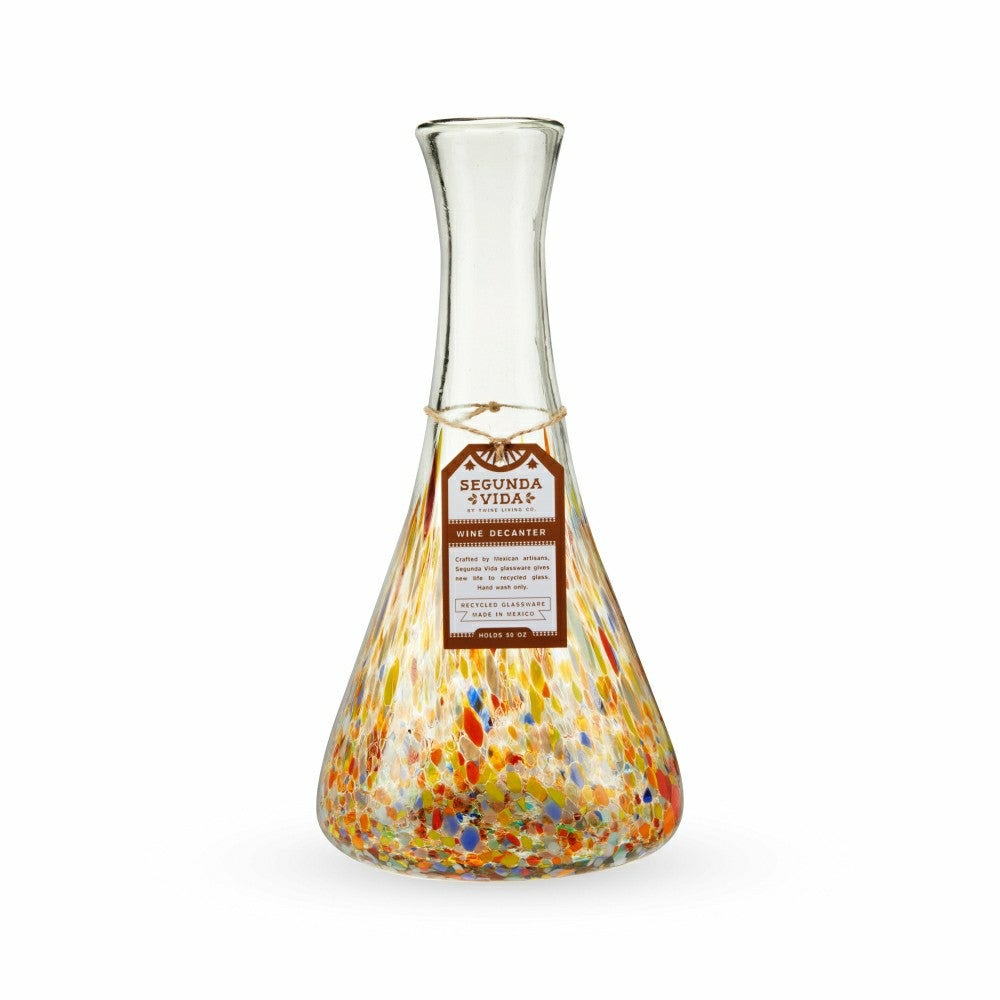Segunda Vida Artistico Wine Decanter | Plow & Hearth