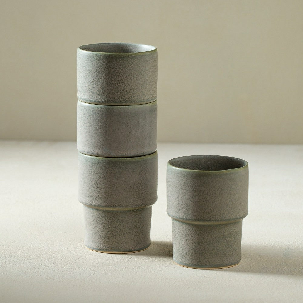 Issa Petite Stackable Cups, Set of 4 | Plow & Hearth