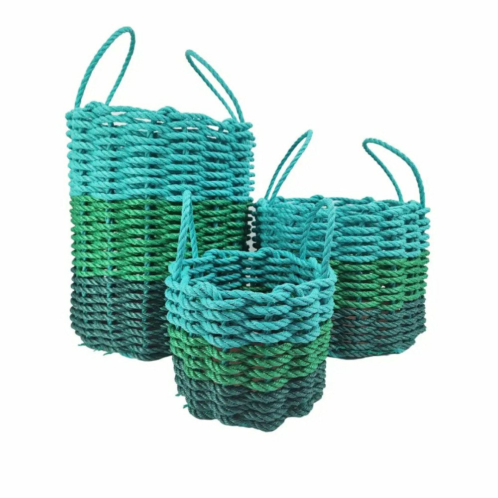 Green Ombre Rope Storage Basket | Plow & Hearth