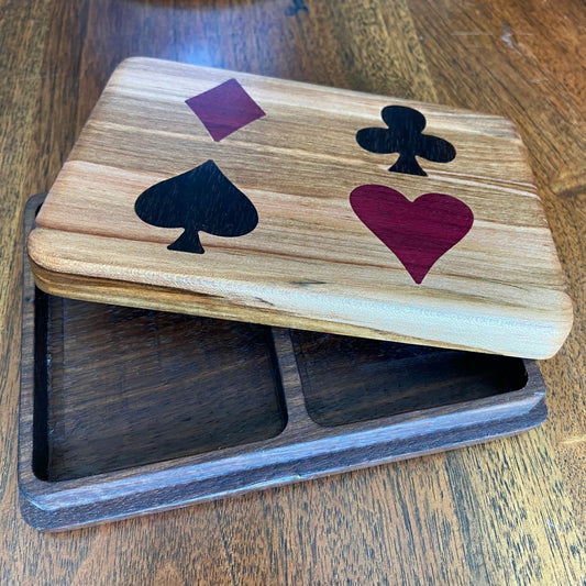 Handmade Bridge Set Box With Inlay | Plow & Hearth