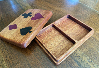 Handmade Bridge Set Box With Inlay | Plow & Hearth