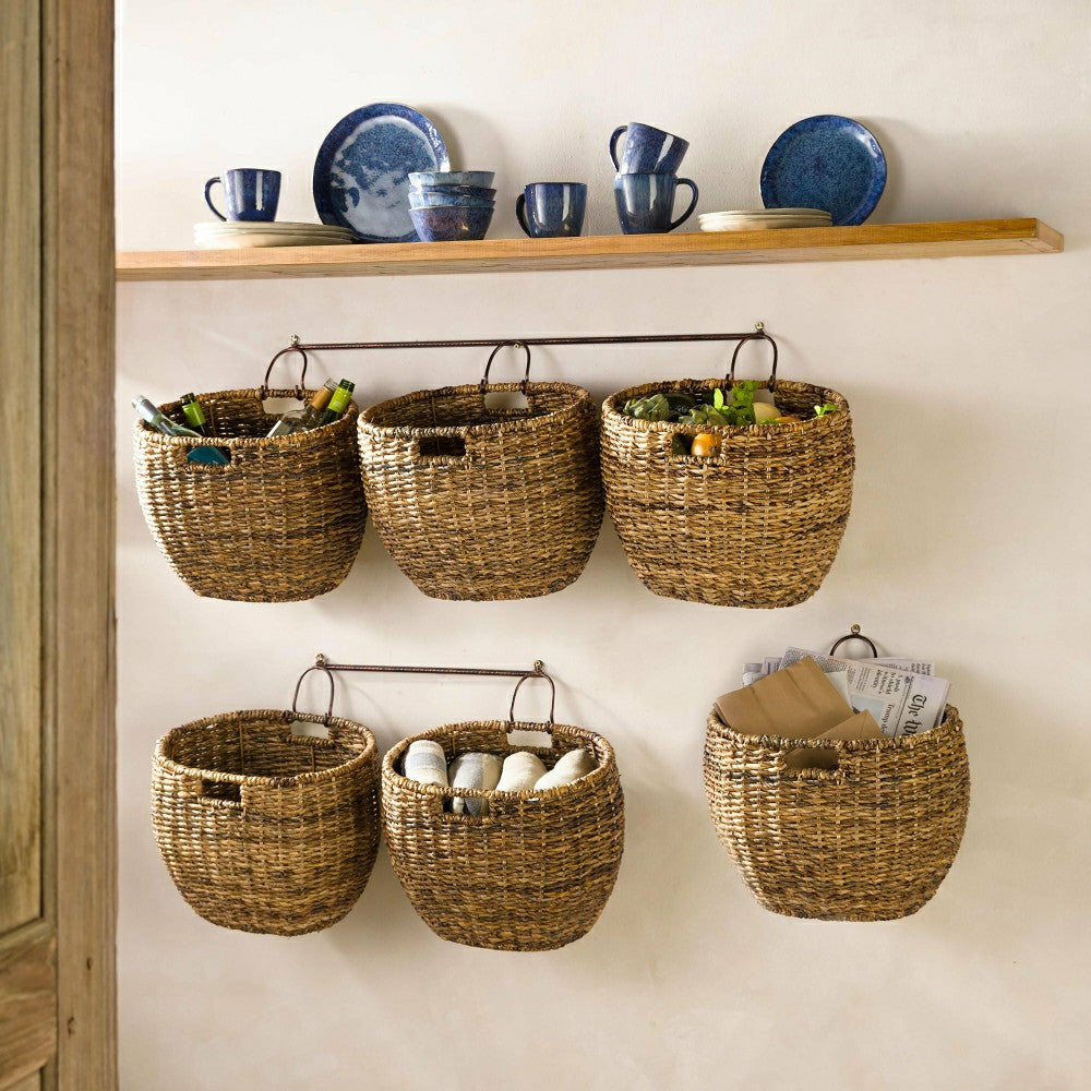 Javanese Woven Storage Basket | Plow & Hearth