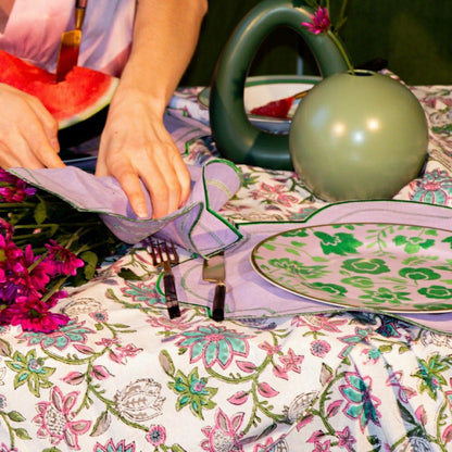 Pendula Petunia Tablecloth | Plow & Hearth