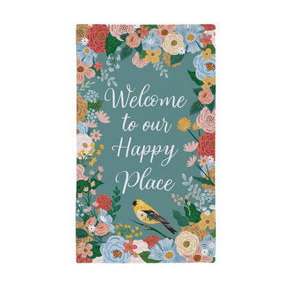 Cottage Garden Kitchen Towel Quick Dry Waffle Weave Double-Sided, Home | Plow & Hearth