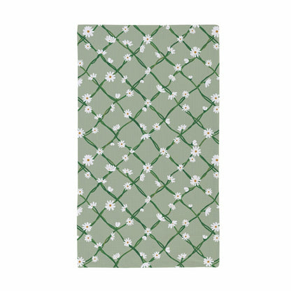 Cottage Garden Kitchen Towel Quick Dry Waffle Weave Double-Sided, Home | Plow & Hearth