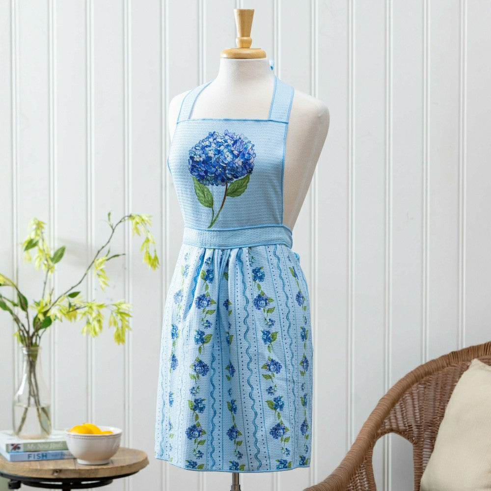 VivaStyle Apron Quick Dry Waffle Weave Double-Sided, Hydrangea Haven,  | Plow & Hearth