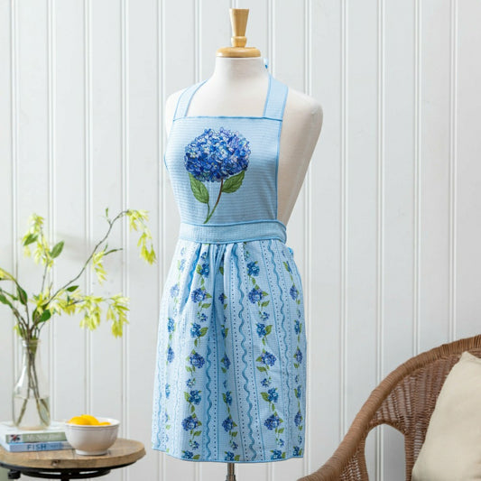 VivaStyle Apron Quick Dry Waffle Weave Double-Sided, Hydrangea Haven,  | Plow & Hearth