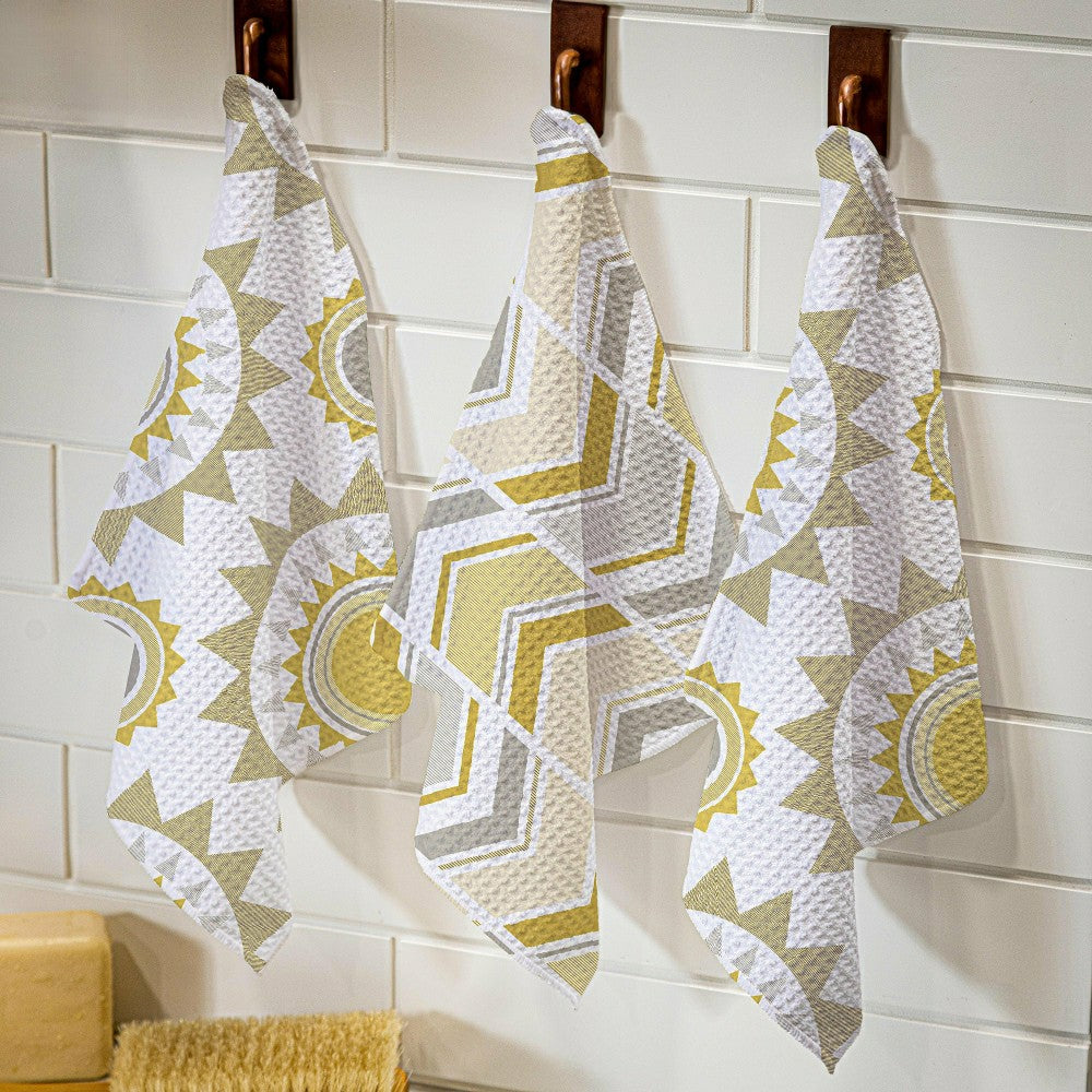 Sunrays Quick Dry Dish Cloth, Set of 3, 10" x 10" | Plow & Hearth