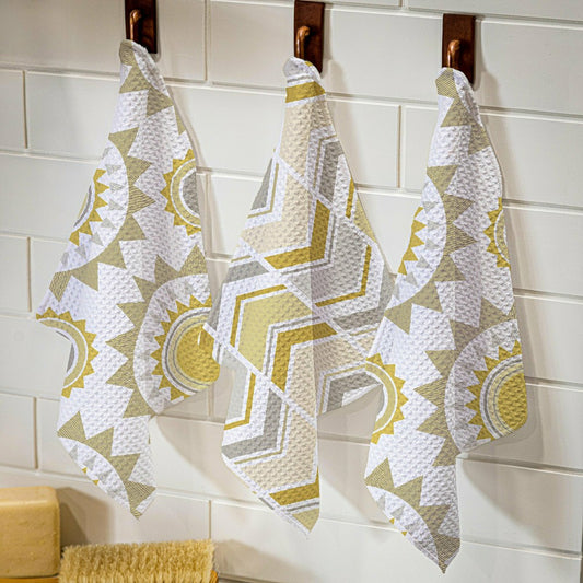 Sunrays Quick Dry Dish Cloth, Set of 3, 10" x 10" | Plow & Hearth
