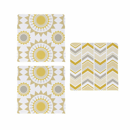 Sunrays Quick Dry Dish Cloth, Set of 3, 10" x 10" | Plow & Hearth
