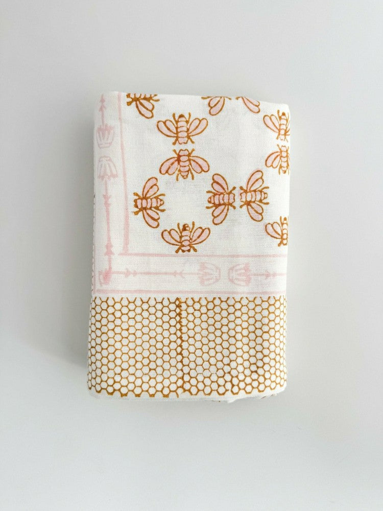 Honeybee Table Throw | Plow & Hearth