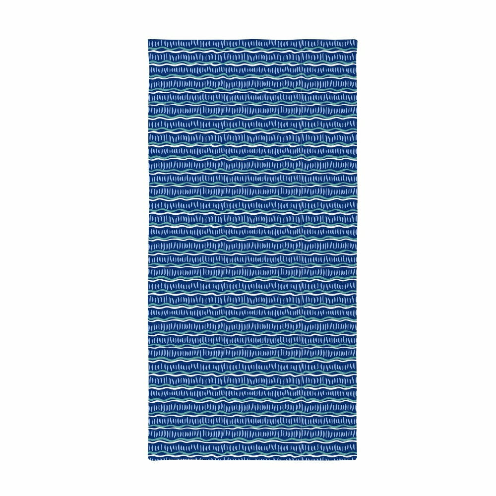 Seaside Retreat Towel Quick Dry Waffle Weave with Matching Carrying Ca | Plow & Hearth