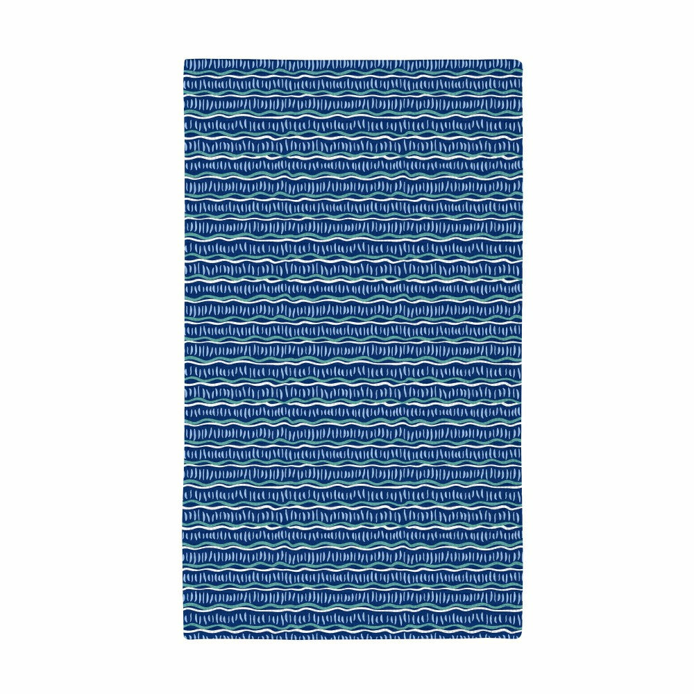 Seaside Retreat Kitchen Towel Quick Dry Waffle Weave Double-Sided, 30" | Plow & Hearth