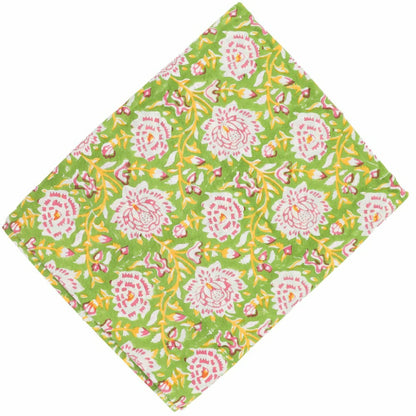 Viviana Venetia Blooms Organic Cotton Tablecloth | Plow & Hearth