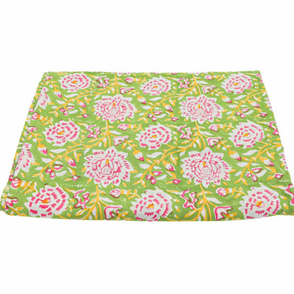 Viviana Venetia Blooms Organic Cotton Tablecloth | Plow & Hearth