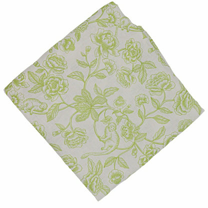 Ivory Flora Parlour Tablecloth | Plow & Hearth