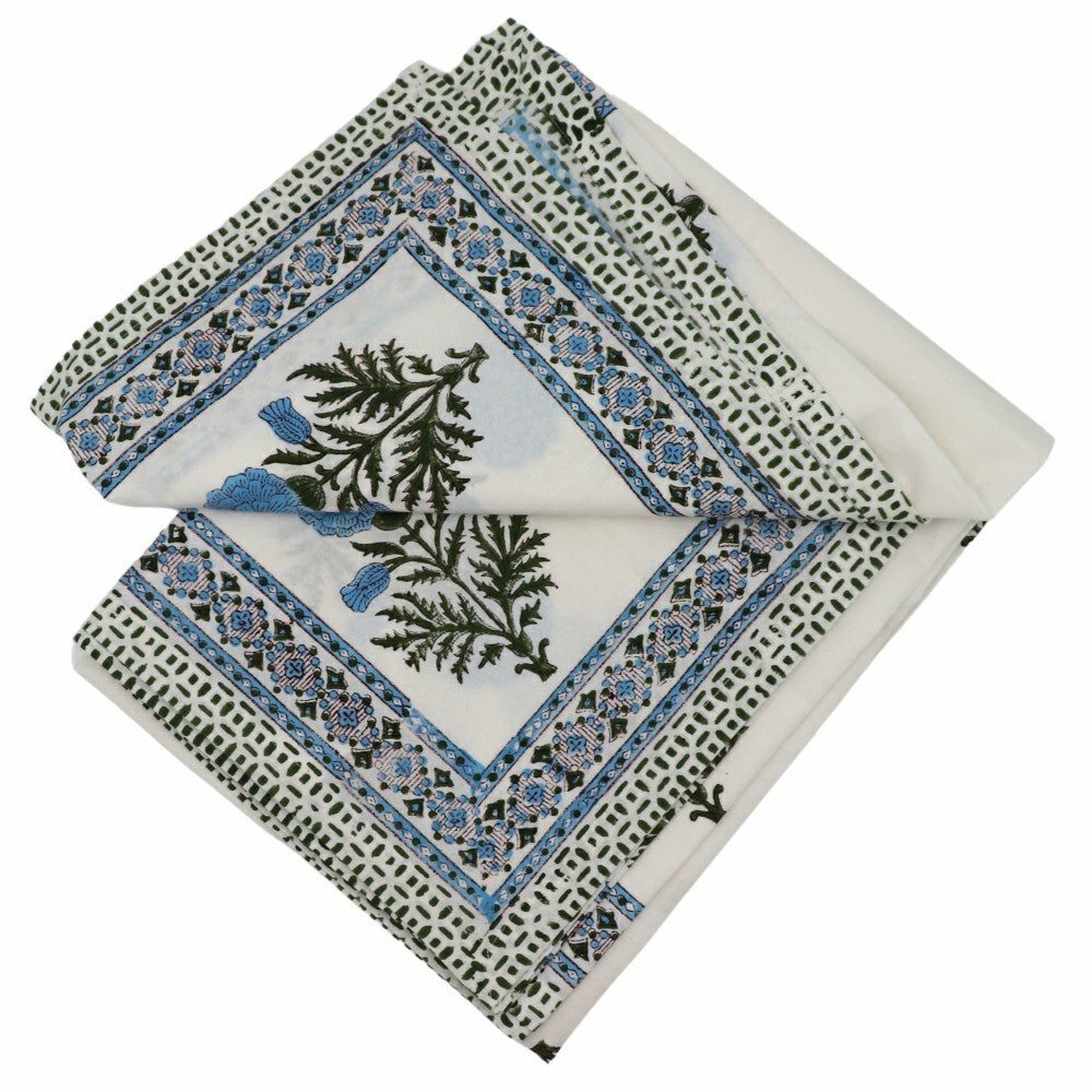 Toile de Blu Hortensia Tablecloth | Plow & Hearth