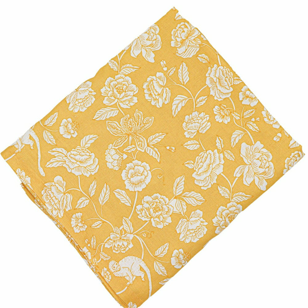 Marigold Flora Parlour Tablecloth | Plow & Hearth