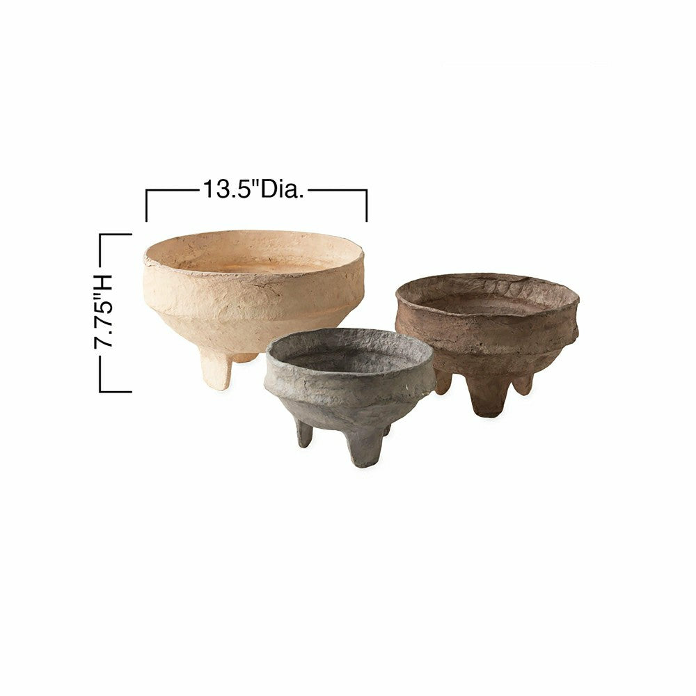 Paper Mache Bowls Set of 3 | Plow & Hearth