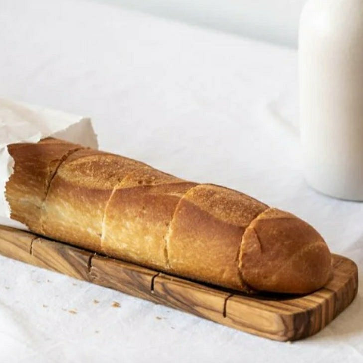 Olive Wood Bread Slicing Board | Plow & Hearth