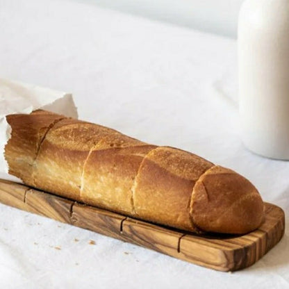 Olive Wood Bread Slicing Board | Plow & Hearth