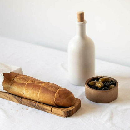 Olive Wood Bread Slicing Board | Plow & Hearth